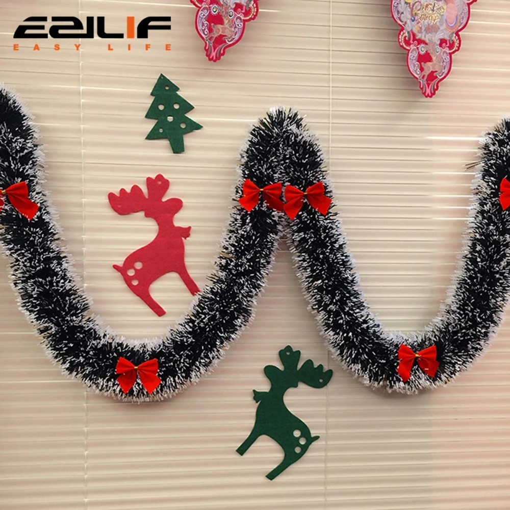 Christmas Tinsel Garland Artif - Led Fairy String Lights 评论和价格