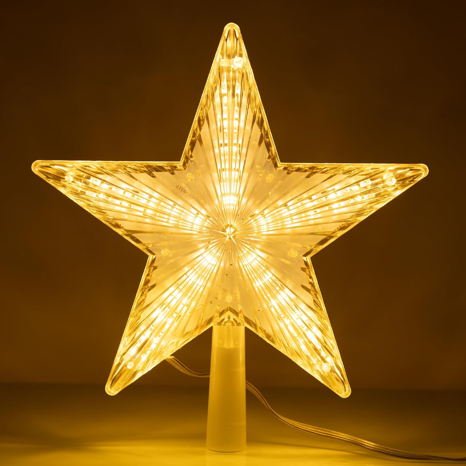 15/19/23cm Christmas Tree Top  - Star Tree Topper 评论和价格