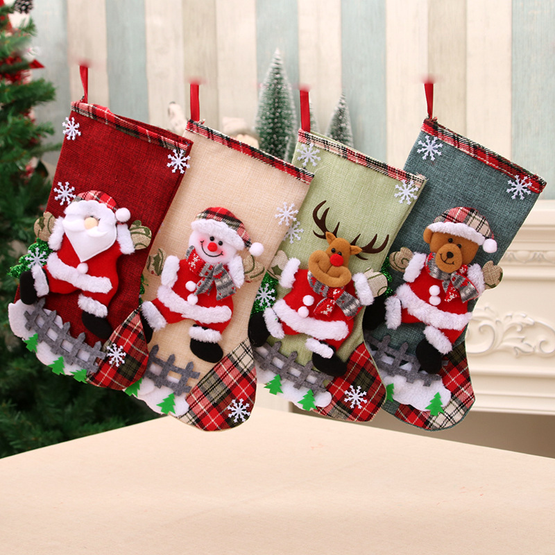 31cm Large Christmas Stockings - Christmas Stocking Hanging 评论和价格