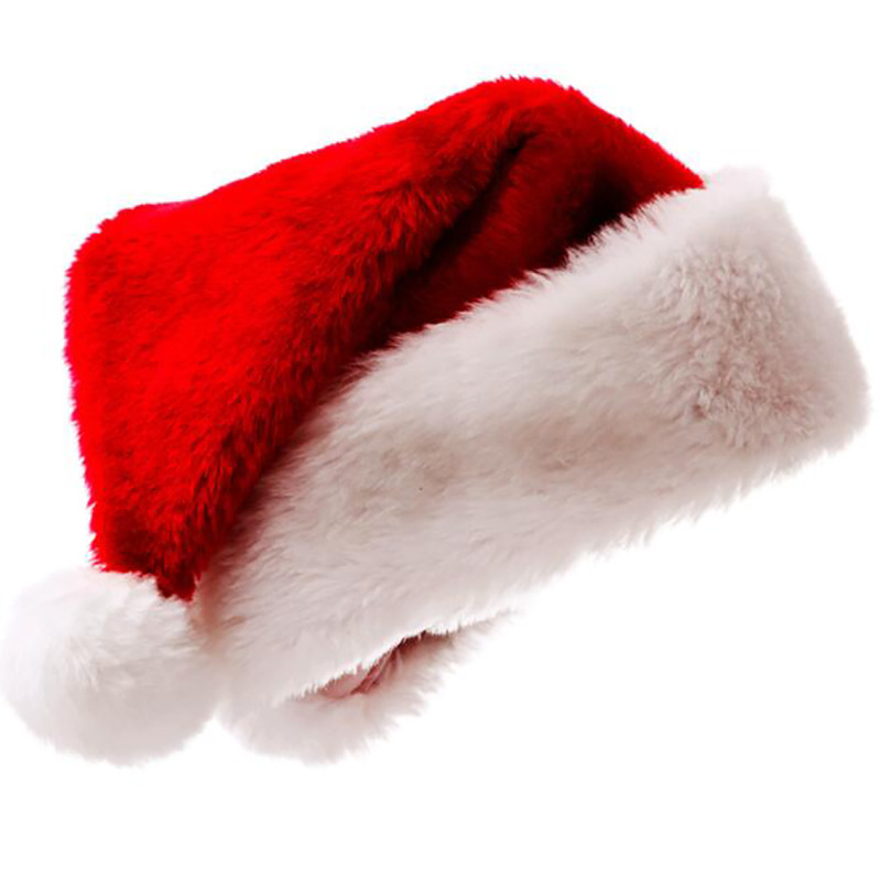 Plush Christmas Hat for Adult  - Santa Hat Plush 评论和价格