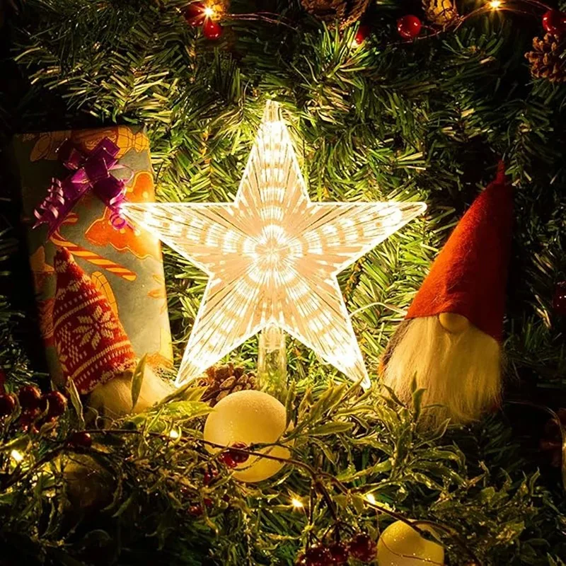 15cm Christmas Decoration Glow - Star Tree Topper 评论和价格